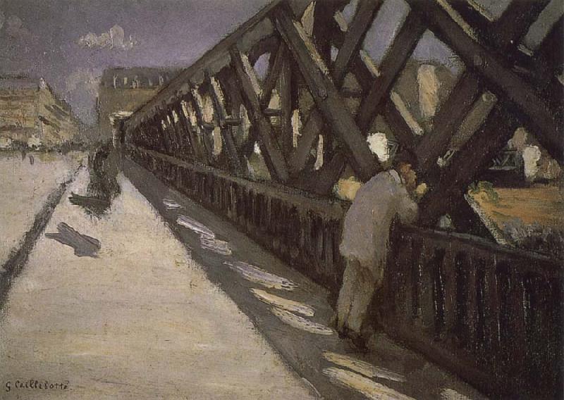 Gustave Caillebotte Study of pier France oil painting art
